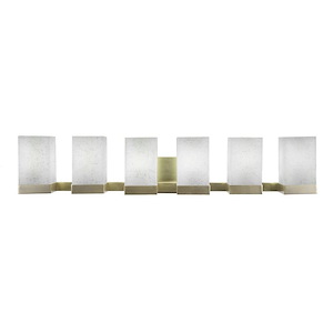 Nouvelle - 6 Light Bath Bar-7.75 Inches Tall and 37 Inches Wide