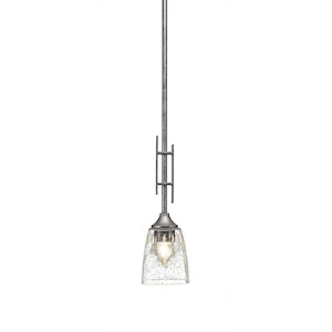 Uptowne - 1 Light Mini Pendant-13.5 Inches Tall and 4.5 Inches Wide