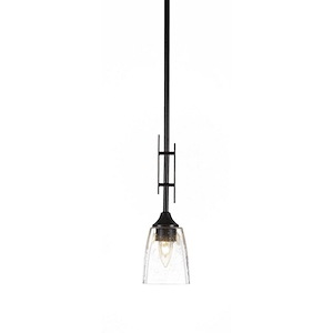 Uptowne - 1 Light Mini Pendant-13.5 Inches Tall and 4.5 Inches Wide
