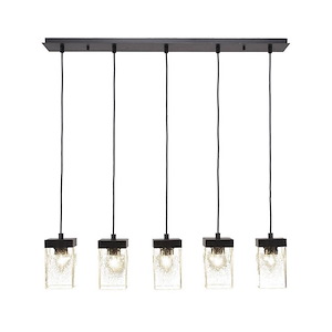 Nouvelle - 5 Light Linear Pendalier-8 Inches Tall and 4 Inches Wide - 732021