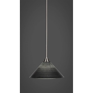 Paramount - 1 Light Pendant-9.5 Inches Tall and 12 Inches Wide