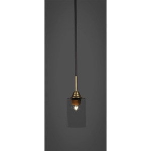 Paramount - 1 Light Mini Pendant-10.5 Inches Tall and 4 Inches Wide