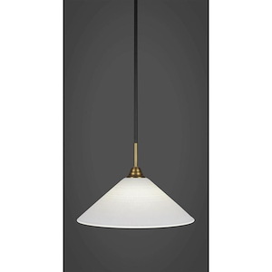 Paramount - 1 Light Pendant-10 Inches Tall and 16 Inches Wide - 1219197