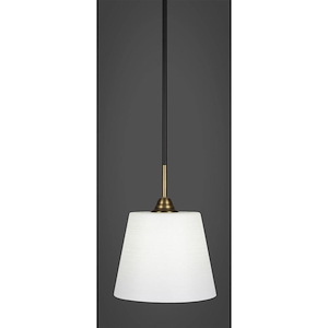 Paramount - 1 Light Mini Pendant-11.25 Inches Tall and 10 Inches Wide