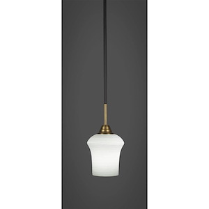 Paramount - 1 Light Mini Pendant-10.5 Inches Tall and 5.5 Inches Wide