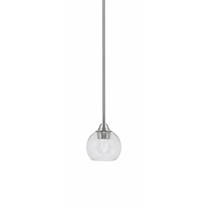 Paramount - 1 Light Mini Pendant-6.25 Inches Tall and 5.75 Inches Wide