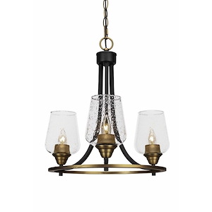 Paramount - 3 Light Chandelier-19 Inches Tall and 16.25 Inches Wide