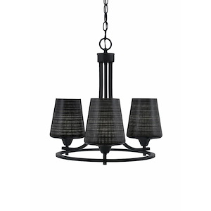 Paramount - 3 Light Uplight Chandelier-19.25 Inches Tall and 18.5 Inches Wide