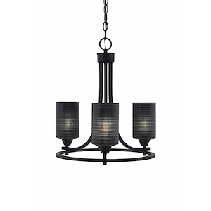 Paramount - 3 Light Uplight Chandelier-19.25 Inches Tall and 17 Inches Wide