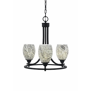 Paramount - 3 Light Uplight Chandelier-19.25 Inches Tall and 17.5 Inches Wide