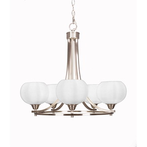 Paramount - 5 Light Chandelier-22.25 Inches Tall and 25 Inches Wide - 1218686