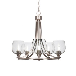 Paramount - 5 Light Chandelier-22.25 Inches Tall and 24.5 Inches Wide