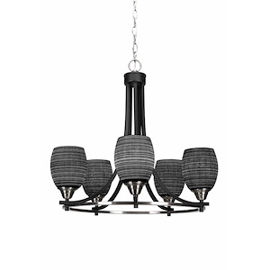 Paramount - 5 Light Chandelier-22 Inches Tall and 22.5 Inches Wide