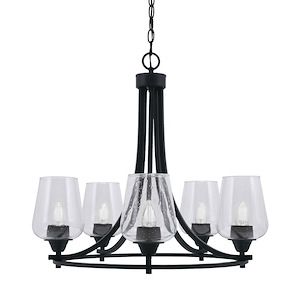 Paramount - 5 Light Uplight Chandelier-22.25 Inches Tall and 22.75 Inches Wide