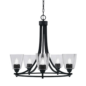 Paramount - 5 Light Uplight Chandelier-22.25 Inches Tall and 22.5 Inches Wide
