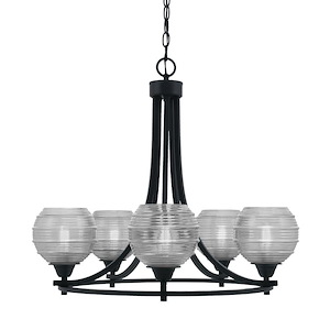 Paramount - 5 Light Uplight Chandelier-22.25 Inches Tall and 24 Inches Wide