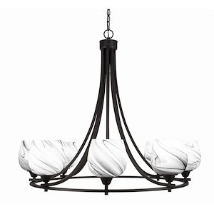 Paramount - 8 Light Chandelier-30.75 Inches Tall and 33.5 Inches Wide