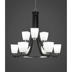 Paramount-9 Light Chandelier-28.5 Inches Wide by 29.75 Inches High