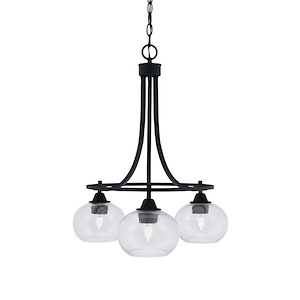Paramount - 3 Light Downlight Chandelier-22.5 Inches Tall and 19.75 Inches Wide