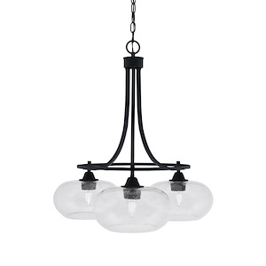Paramount - 3 Light Downlight Chandelier-25.25 Inches Tall and 21.25 Inches Wide