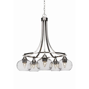 Paramount - 5 Light Chandelier-28 Inches Tall and 24 Inches Wide