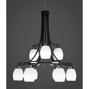 Paramount - 9 Light Chandelier-36 Inches Tall and 30 Inches Wide