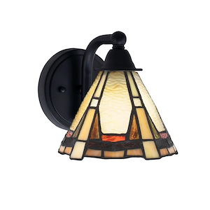 Paramount - 1 Light Wall Sconce-7.25 Inches Tall and 7 Inches Wide