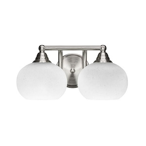 Paramount - 2 Light Bath Bar-7.5 Inches Tall and 15.25 Inches Wide - 882495