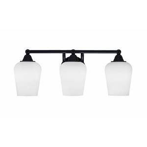 Paramount - 3 Light Bath Bar-8.25 Inches Tall and 21.75 Inches Length