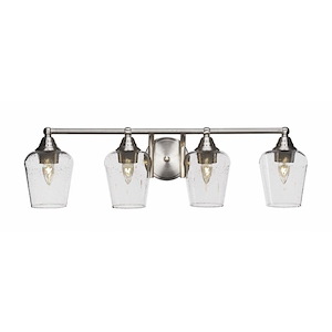 Paramount - 4 Light Bath Bar-8.25 Inches Tall and 30.25 Inches Wide