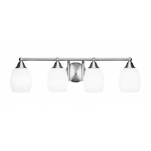 Paramount - 4 Light Bath Bar-7.75 Inches Tall and 30 Inches Wide