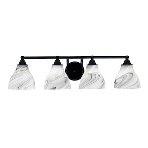 Paramount - 4 Light Bath Bar-8.25 Inches Tall and 31.75 Inches Length