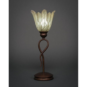 Leaf - 1 Light Mini Table Lamp-17.75 Inches Tall and 7 Inches Wide - 1219202
