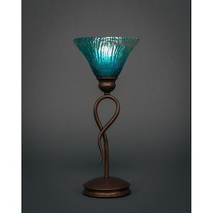 Leaf - 1 Light Mini Table Lamp-16.75 Inches Tall and 7 Inches Wide