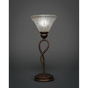 Leaf - 1 Light Mini Table Lamp-13.25 Inches Tall and 7 Inches Wide