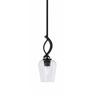 Cavella - 1 Light Stem Mini Pendant-13.25 Inches Tall and 5 Inches Wide