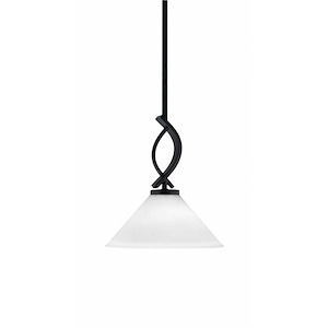 Cavella - 1 Light Stem Mini Pendant-11.5 Inches Tall and 10 Inches Wide