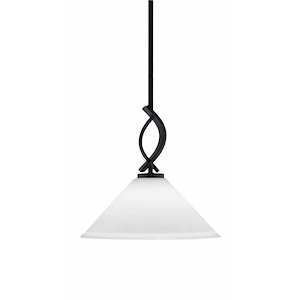 Cavella - 1 Light Stem Mini Pendant-12.5 Inches Tall and 12 Inches Wide