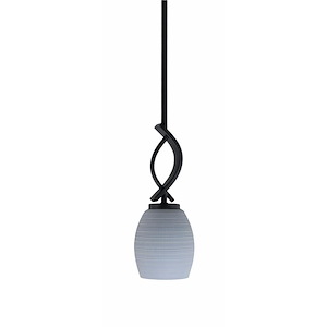 Cavella - 1 Light Stem Mini Pendant-12.5 Inches Tall and 5 Inches Wide