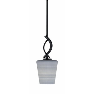 Cavella - 1 Light Stem Mini Pendant-13.5 Inches Tall and 6 Inches Wide