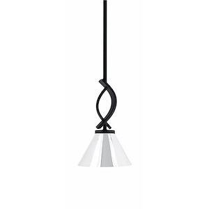 Cavella - 1 Light Stem Mini Pendant-10.75 Inches Tall and 7 Inches Wide
