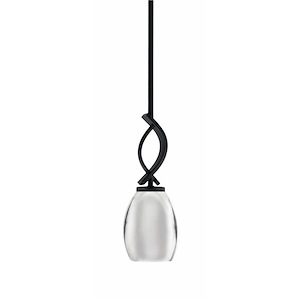Cavella - 1 Light Stem Mini Pendant-13 Inches Tall and 5 Inches Wide