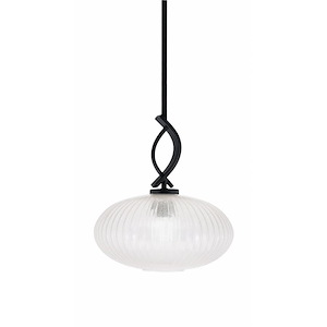 Cavella - 1 Light Stem Mini Pendant-13.5 Inches Tall and 12 Inches Wide - 1298404