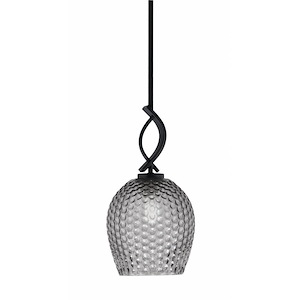 Cavella - 1 Light Stem Mini Pendant-15.25 Inches Tall and 7.5 Inches Wide