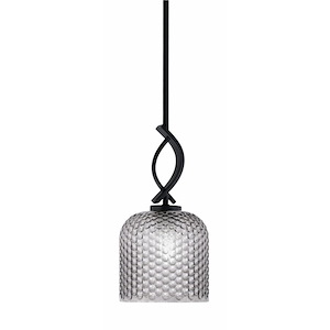 Cavella - 1 Light Mini Pendant-14 Inches Tall and 7.5 Inches Wide
