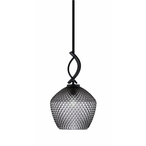 Cavella - 1 Light Stem Mini Pendant-15.25 Inches Tall and 9 Inches Wide - 1298472