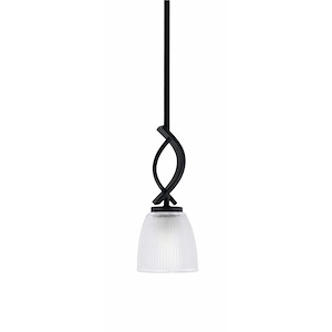 Cavella - 1 Light Stem Mini Pendant-11.75 Inches Tall and 5 Inches Wide