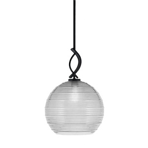 Cavella - 1 Light Stem Mini Pendant-17.5 Inches Tall and 12 Inches Wide