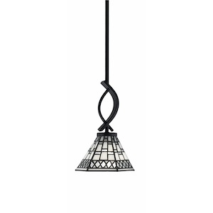 Cavella - 1 Light Stem Mini Pendant-11 Inches Tall and 7 Inches Wide