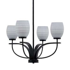 Cavella - 4 Light Chandelier-14.25 Inches Tall and 22.75 Inches Wide